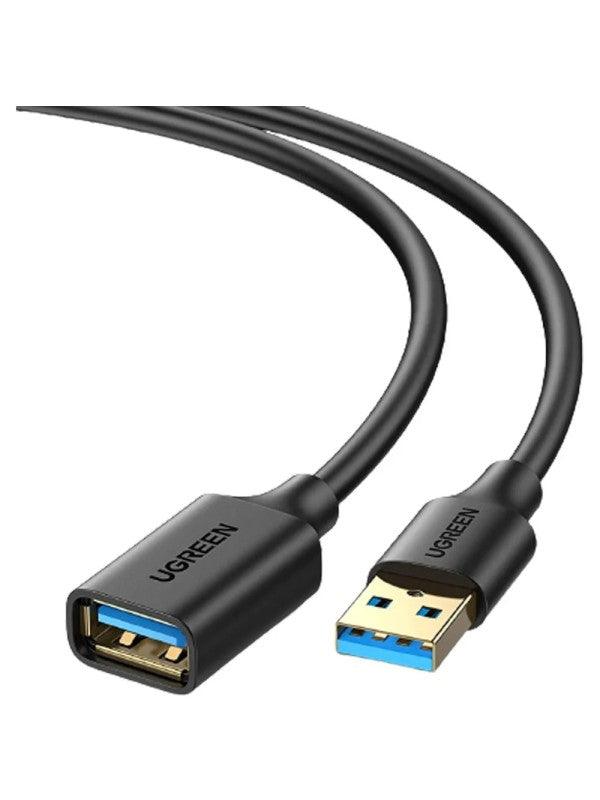 UGREEN US129-30127B USB 3.0 Extension Male Cable 3m Black - Miles Telecom Trading LLC UGREEN US129-30127B USB 3.0 Extension Male Cable 3m Black - Miles Telecom Trading LLC